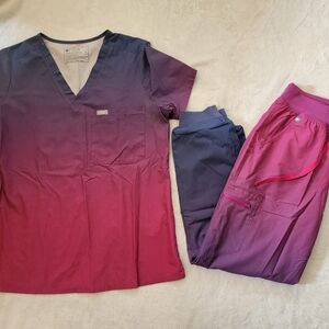 Figs Ombre Scrub Set